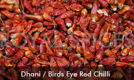 Dhani Birds Eye Dried Red Chilli